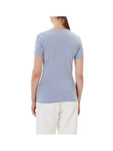 GUESS 1 USCITA Guess T-Shirt Cn Ss Guess Logo Tee Donna Azzurro - Blu Azzurro